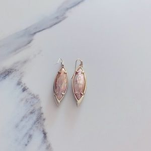 Kendra Scott Pink and Gold Earrings